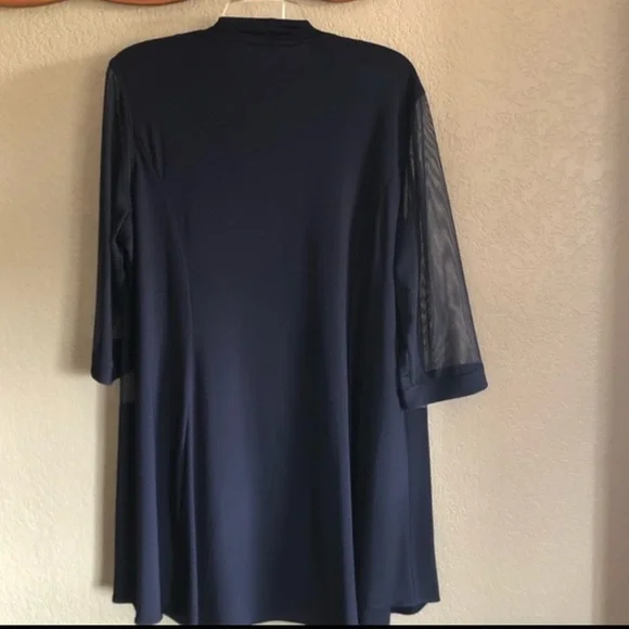 JM Richard’s Cardigan Jacket – Sheer 3/4 Sleeves – Size 12 - Picture 4 of 6